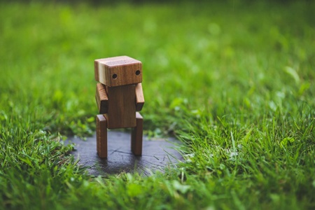Image of small wooden robot. Marketing automation programs don't need to make your communications robotic. Image of small wooden robot. Marketing automation programs don't need to make your communications robotic.