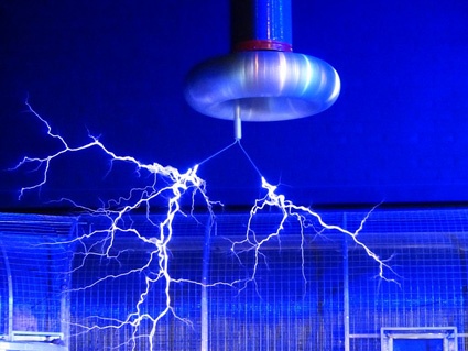 Image of a Tesla coil becuase that represents technology in inbound marketing.