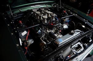 Image of automobile engine. Add some horsepower to your inbound marketing campaigns.