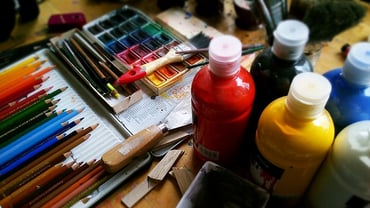 Image of painting supplies