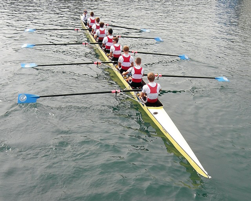 Image of rowing crew team. Personalization and inbound marketing can make prospects feel like part of your team.