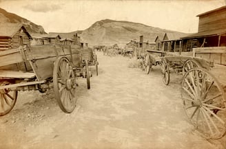Image of old west ghost town, similar to websites struggling to attract visitors without effective web design or inbound marketing solutions.