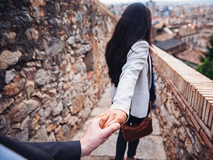 Couple Holding Hands 