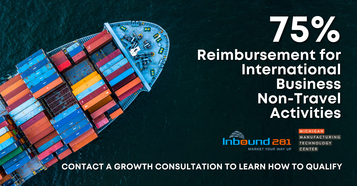 75% Reimbursement for International Trade Activities
